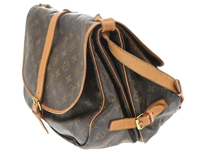 Louis Vuitton Saumur Monogram 35 Brown - view 4