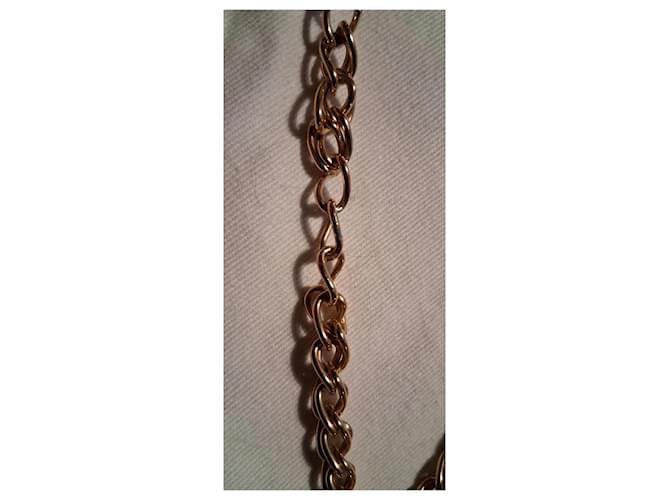 Christian Dior Collar largo de metal dorado y perlas - vista 10