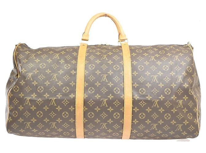 Louis Vuitton Keepall Bandoulière Monogram 60 Marrone - vista 2
