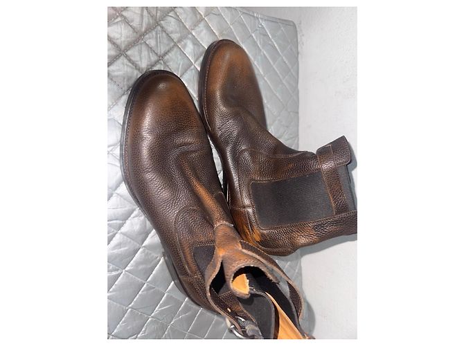Gucci Brown Leather Chelsea Boots - view 12