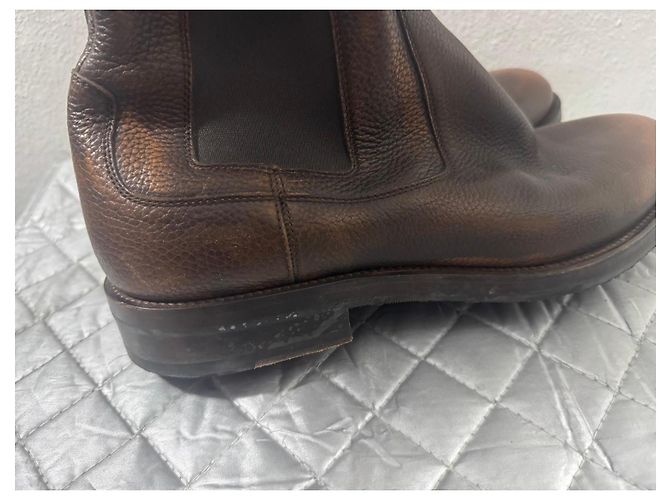 Gucci Brown Leather Chelsea Boots - view 9