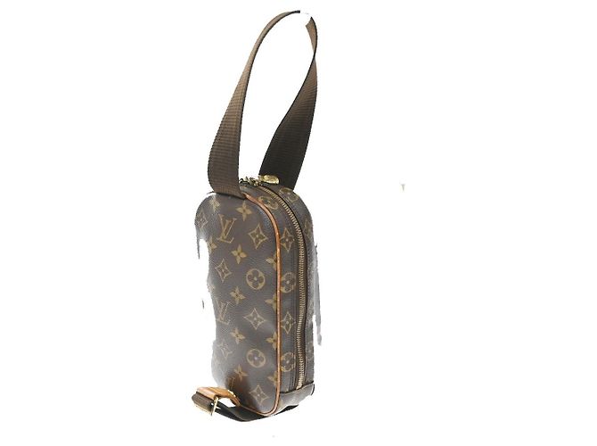 Louis Vuitton Pochette Gange Monogram Canvas Marrone - vista 4