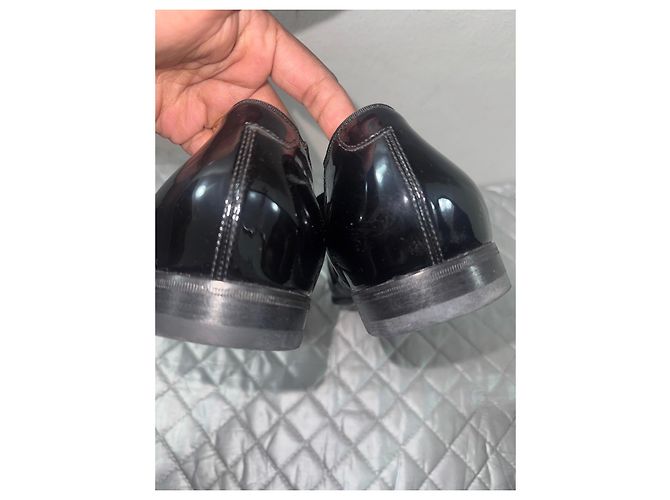 Gucci Mocassini in vernice neri Nero - vista 3