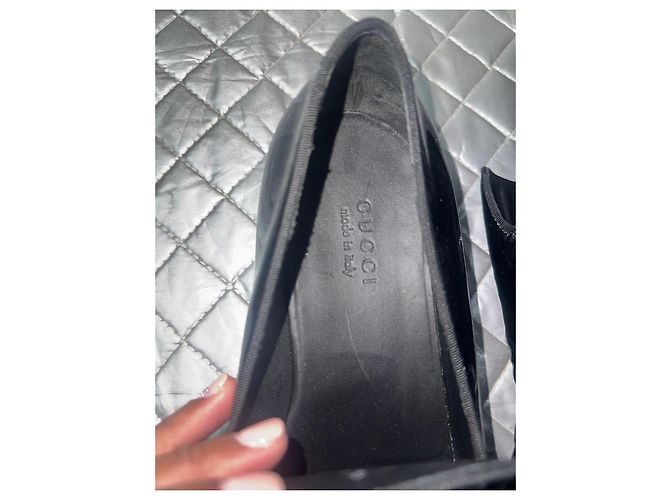 Gucci Mocassini in vernice neri Nero - vista 4