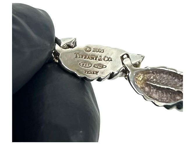 Tiffany & Co Collana Tiffany Natural Leaf Combination Argento D'oro - vista 3