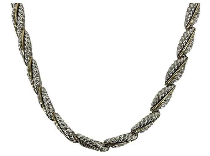 Tiffany & Co Collana Tiffany Natural Leaf Combination Argento D'oro - vista 4