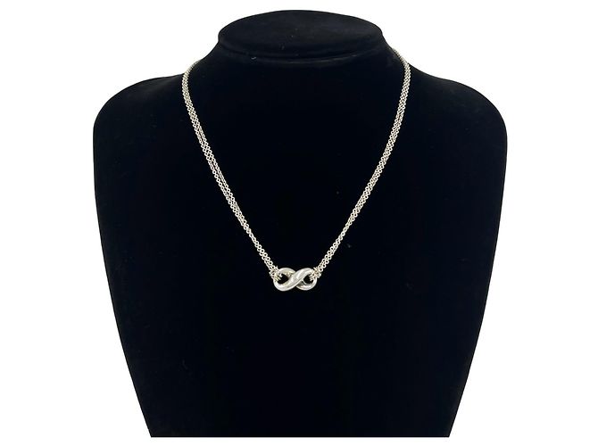 Tiffany & Co Collana Tiffany Vintage Infinity in Argento Sterling - vista 2