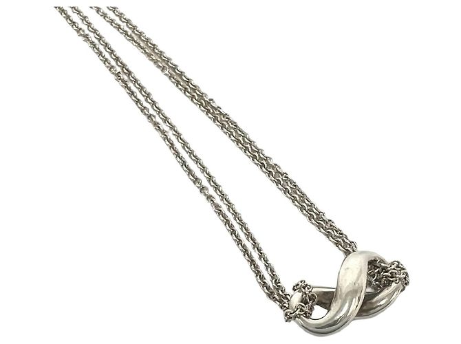 Tiffany & Co Collana Tiffany Vintage Infinity in Argento Sterling - vista 4