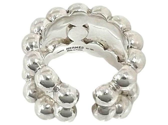 Ring Hermès Anello Hermes Parade Band in Argento 925 - vista 6