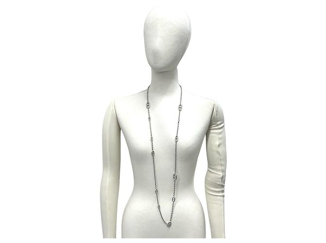 Hermès Collar Hermes Chaine d'Ancre Farandole Plata - vista 2