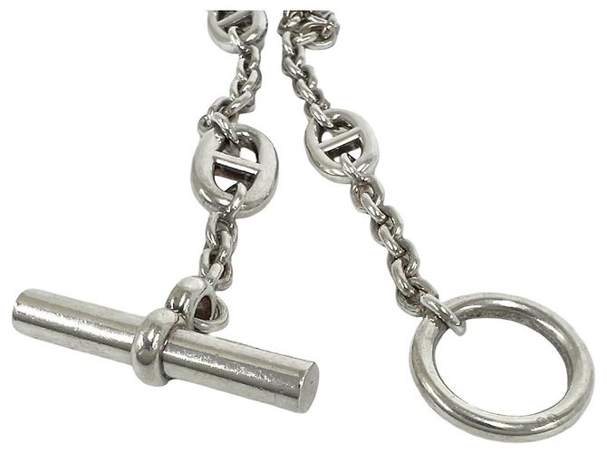 Hermès Collar Hermes Chaine d'Ancre Farandole Plata - vista 5