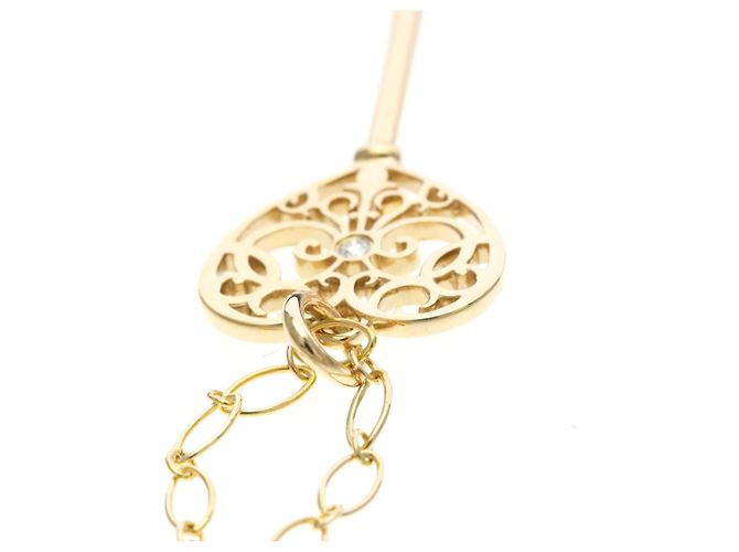 Pendente Tiffany & Co. Enchant Heart Key in oro rosa 18K con diamante - vista 7