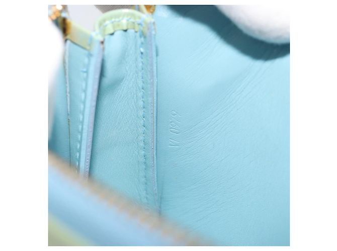 Louis Vuitton Lexington Pochette Monogram Vernis Blu - vista 7