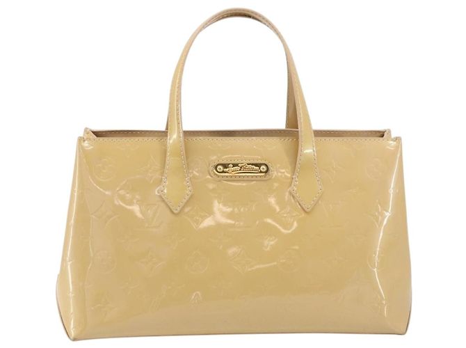 LOUIS VUITTON Monogram Vernis Wilshire PM Hand Bag Broncorail M91452 - vista 13