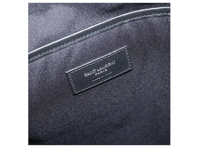 SAINT LAURENT Backpack Canvas Khaki Silver Camouflage - vista 22