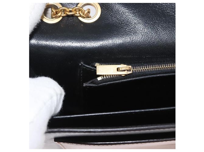 Céline CELINE Large Flap Chain Shoulder Bag Leather Multicolor Gold - vista 24