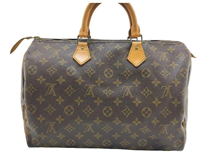 Louis Vuitton Speedy Monogram Canvas 35 Marrone - vista 2