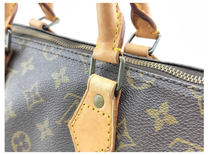 Louis Vuitton Speedy Monogram Canvas 35 Marrone - vista 3