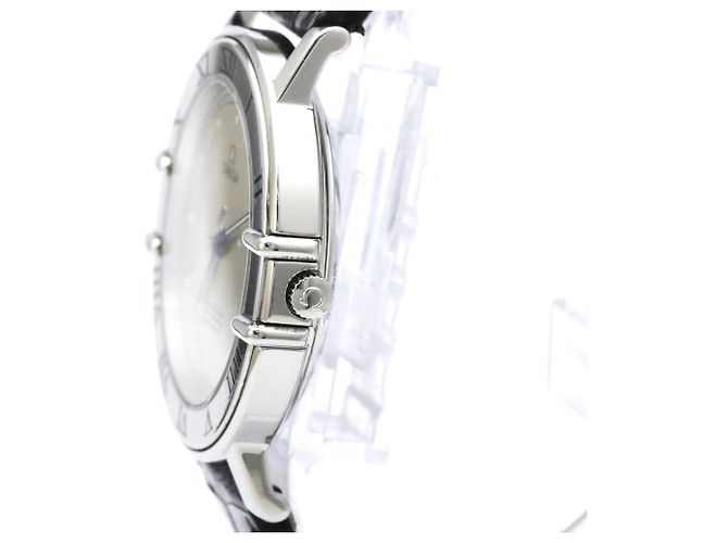 Omega Constellation Chronometer Automatic Stainless Steel and Leather 36 - vista 3