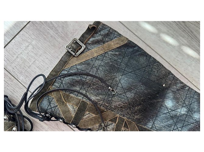 Botas altas para mujer Christian Dior Castaño Gris - vista 11
