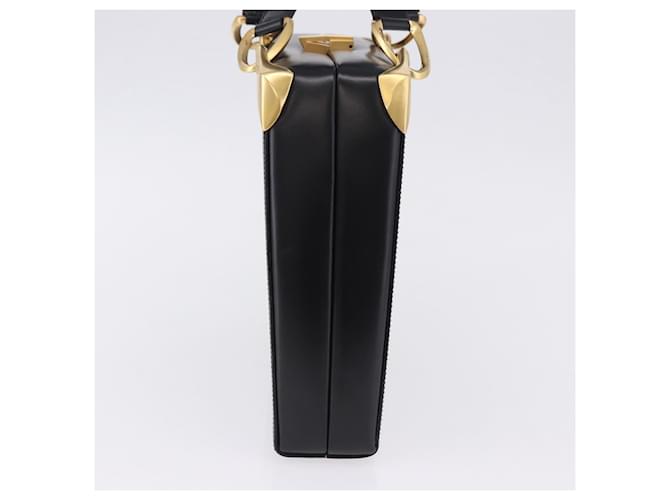 Céline Celine Vintage Leather Medium Nero - vista 4