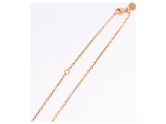 Hermès HERMES Asdu Cool PM Necklace metal Brown Auth 198852V - view 12