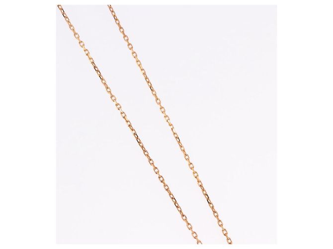 Hermès HERMES Asdu Cool PM Necklace metal Brown Auth 198852V - view 5