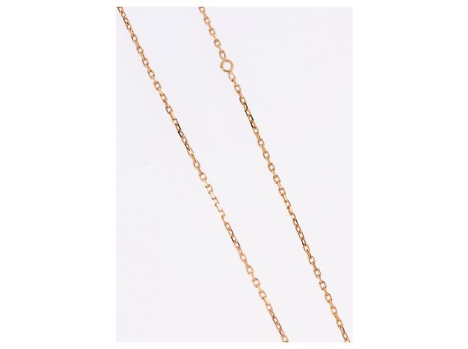Hermès HERMES Asdu Cool PM Necklace metal Brown Auth 198852V - view 6