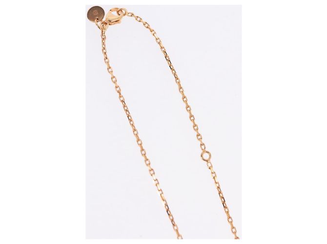 Hermès HERMES Asdu Cool PM Necklace metal Brown Auth 198852V - view 7