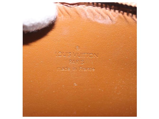 LOUIS VUITTON Monogram Vernis Motto Accessory Pouch Bronze M91138 LV Auth ka5713 Bronce - vista 15