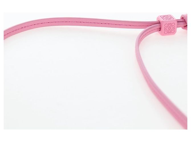 LOEWE Balloon Pouch Leather Pink Auth 196452M Rosa - vista 10