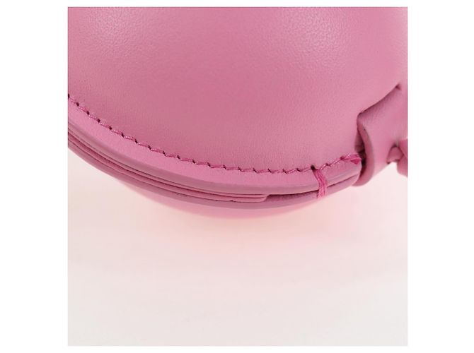 LOEWE Balloon Pouch Leather Pink Auth 196452M Rosa - vista 14