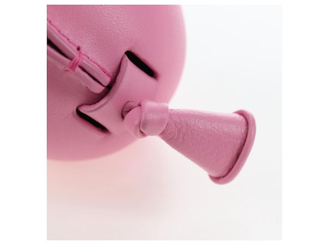 LOEWE Balloon Pouch Leather Pink Auth 196452M Rosa - vista 16