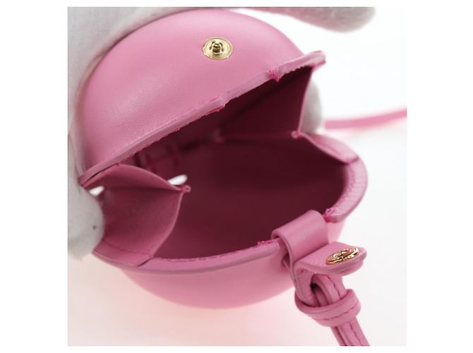LOEWE Balloon Pouch Leather Pink Auth 196452M Rosa - vista 18