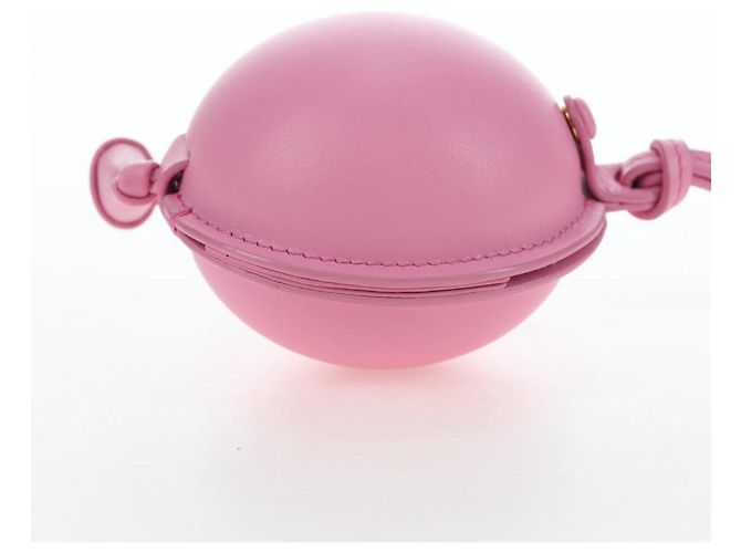 LOEWE Balloon Pouch Leather Pink Auth 196452M Rosa - vista 5