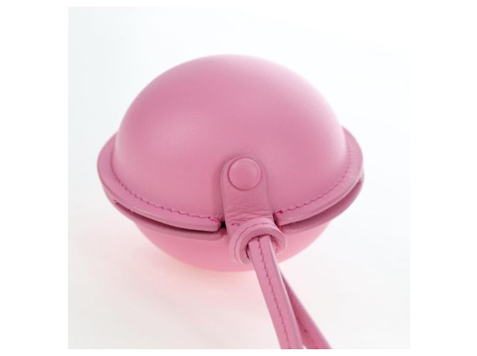 LOEWE Balloon Pouch Leather Pink Auth 196452M Rosa - vista 6