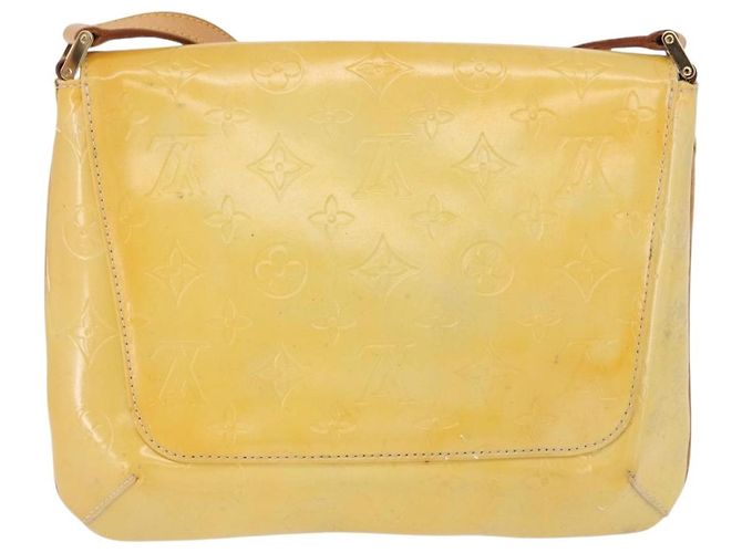 LOUIS VUITTON Monogram Vernis Thompson Street Bag Gris M91008 LV Auth 196902 Grigio - vista 4