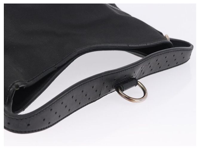 Borsa a tracolla GUCCI Interlocking Canvas Black Silver 114879 Auth am12452A Nero Argento - vista 8