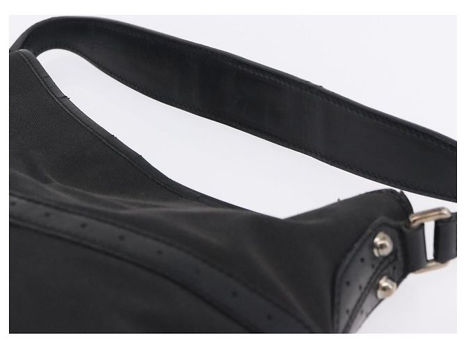 Borsa a tracolla GUCCI Interlocking Canvas Black Silver 114879 Auth am12452A Nero Argento - vista 9