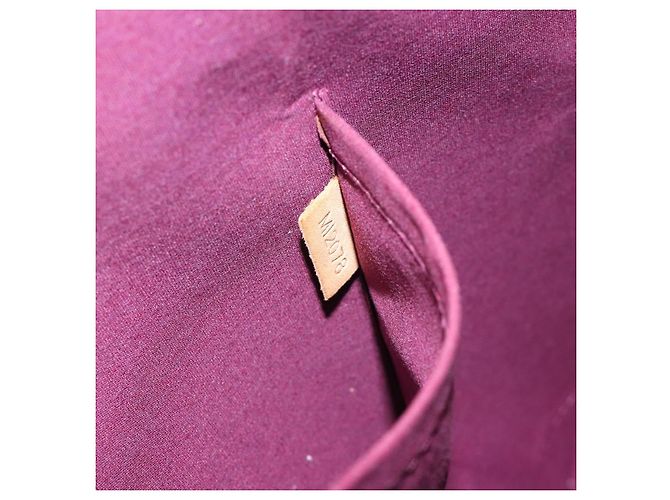 LOUIS VUITTON Monogram Vernis Alma GM Hand Bag Violet M93594 LV Auth 195927V Porpora - vista 22