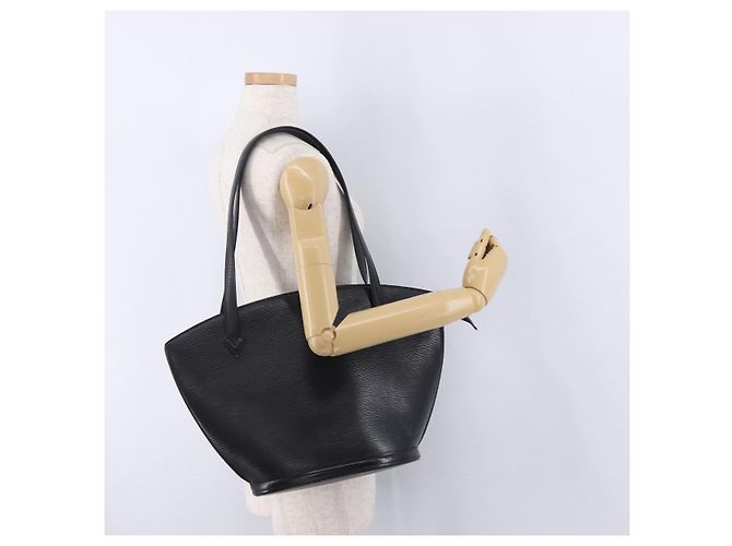 LOUIS VUITTON Epi Saint Jacques Shopping Bag Black M52272 LV Auth 196314 Nero - vista 22