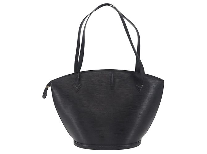 LOUIS VUITTON Epi Saint Jacques Shopping Bag Black M52272 LV Auth 196314 Nero - vista 3