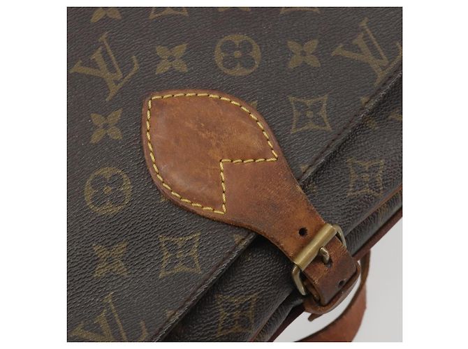 LOUIS VUITTON Monogram Cartouchiere GM Shoulder Bag M51252 LV Auth BA14845 Monogramma - vista 16