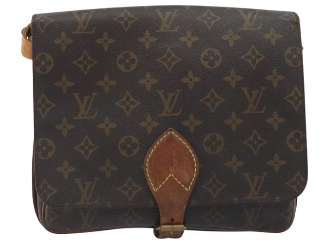 LOUIS VUITTON Monogram Cartouchiere GM Shoulder Bag M51252 LV Auth BA14845 Monogramma - vista 2