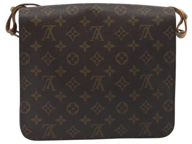 LOUIS VUITTON Monogram Cartouchiere GM Shoulder Bag M51252 LV Auth BA14845 Monogramma - vista 3