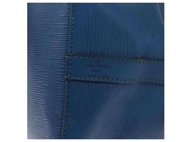 Borsa a tracolla LOUIS VUITTON Epi Petit Noe Blu M44105 LV Auth 198514 - vista 15