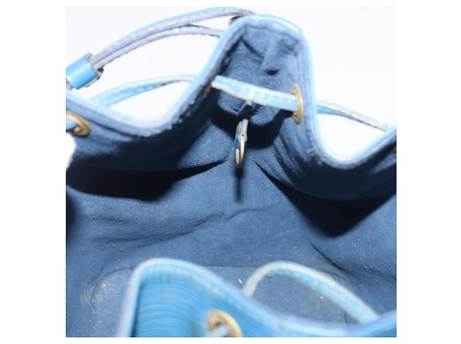 Borsa a tracolla LOUIS VUITTON Epi Petit Noe Blu M44105 LV Auth 198514 - vista 20