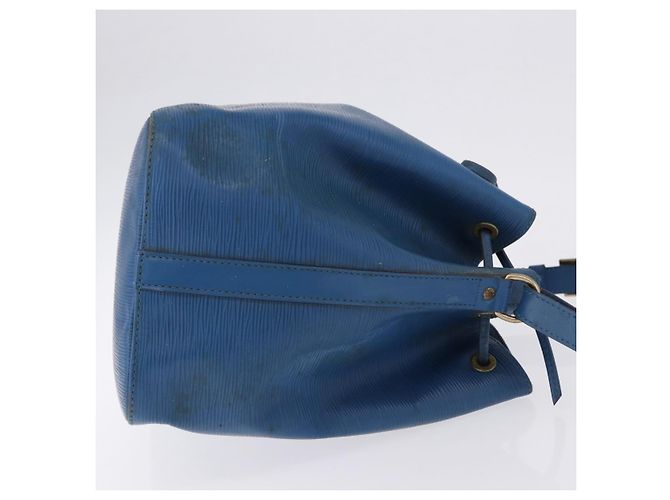 Borsa a tracolla LOUIS VUITTON Epi Petit Noe Blu M44105 LV Auth 198514 - vista 5