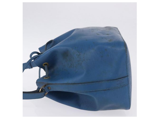 Borsa a tracolla LOUIS VUITTON Epi Petit Noe Blu M44105 LV Auth 198514 - vista 6