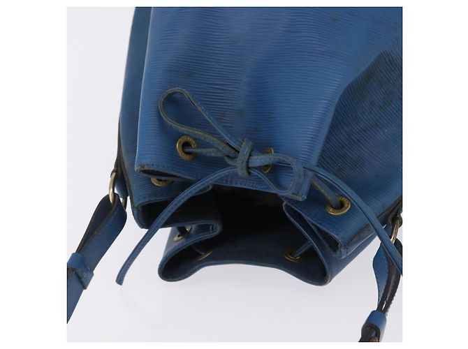 Borsa a tracolla LOUIS VUITTON Epi Petit Noe Blu M44105 LV Auth 198514 - vista 7